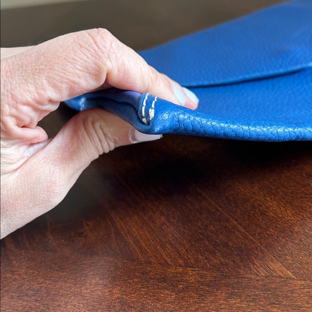 J.McLaughlin Leather Slim Envelope Clutch - Picture 10 of 10